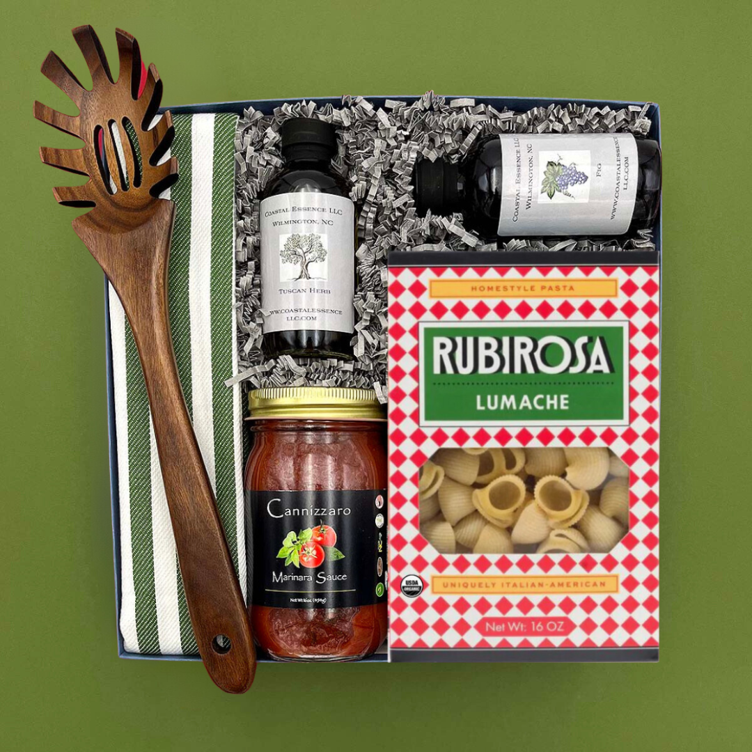 Pasta Night Gourmet Gift Box | Italian Dinner Gift Set Character