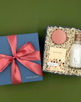 Thoughty gift box with spa products.