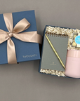 Take Note gift set for busy professionals and graduates, with tumbler and notepad
