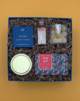 Fresh Start thinking of you gift box with bright citrus treats, candle, soap and shower steamer