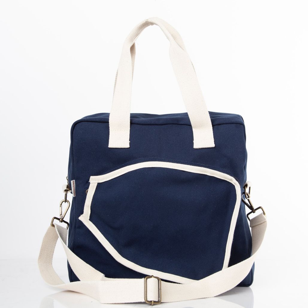 Navy Trimmed Pickleball Bag