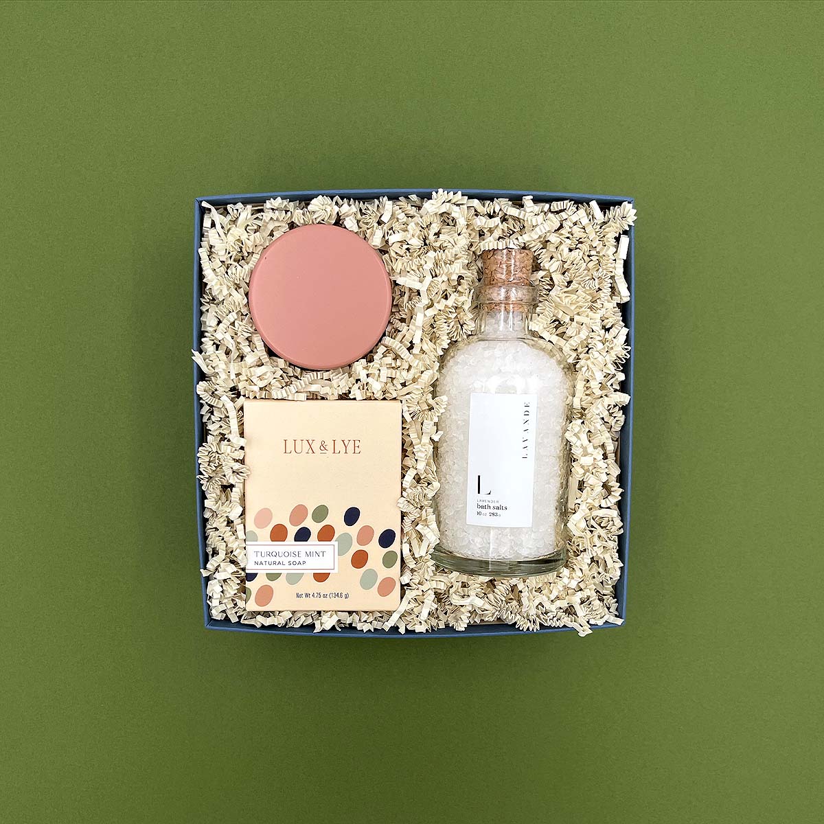 Beautiful spa day gift box.